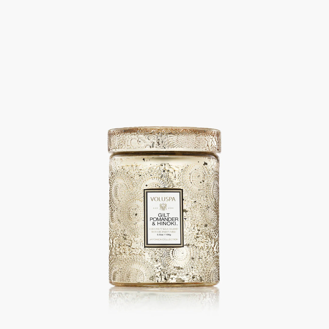 VOLUSPA-GILT & POMANDER HINOKI SMALL JAR CANDLE