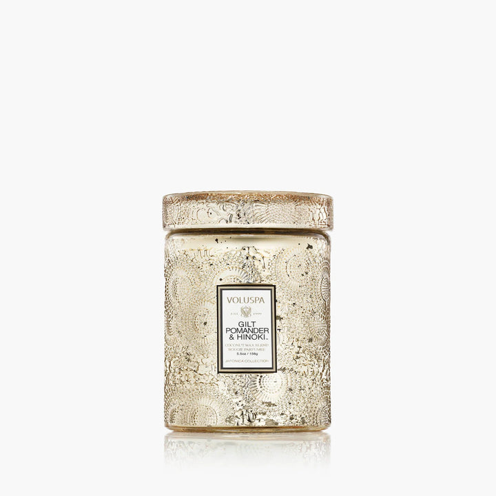 VOLUSPA-GILT & POMANDER HINOKI SMALL JAR CANDLE