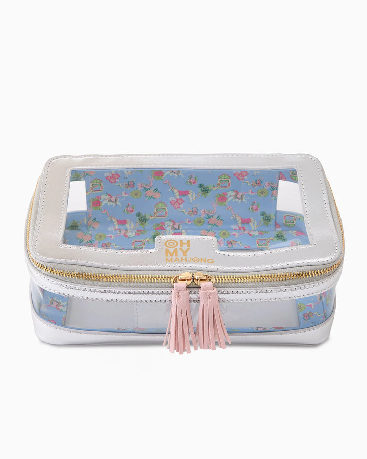 OH MY MAHJONG Silver Tile Bag