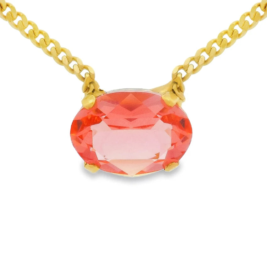 TOVA Rose Peach IZA Necklace
