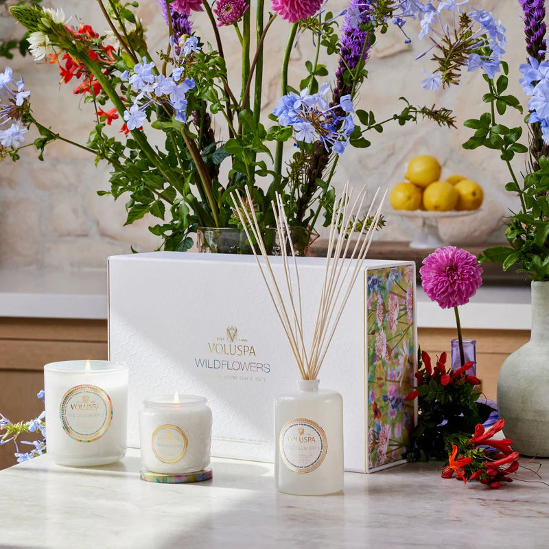 Voluspa Wildflowers Assorted Gift Set