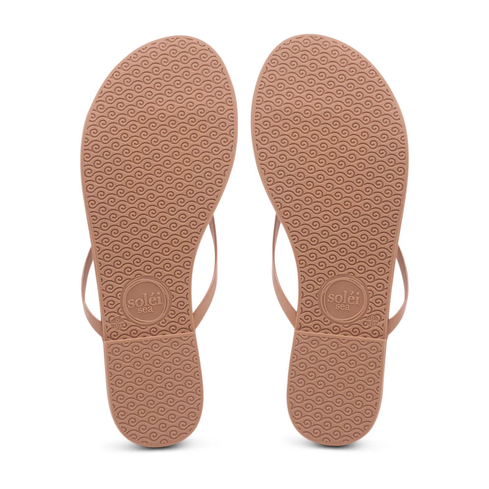 INDIE | Solei Nude Patent Sandal