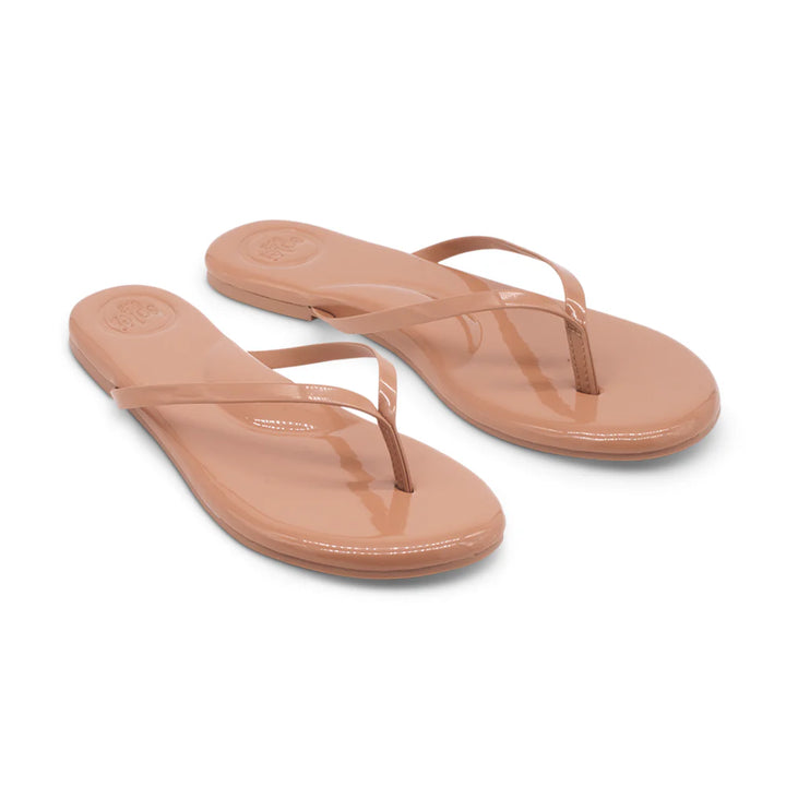 INDIE | Solei Nude Patent Sandal