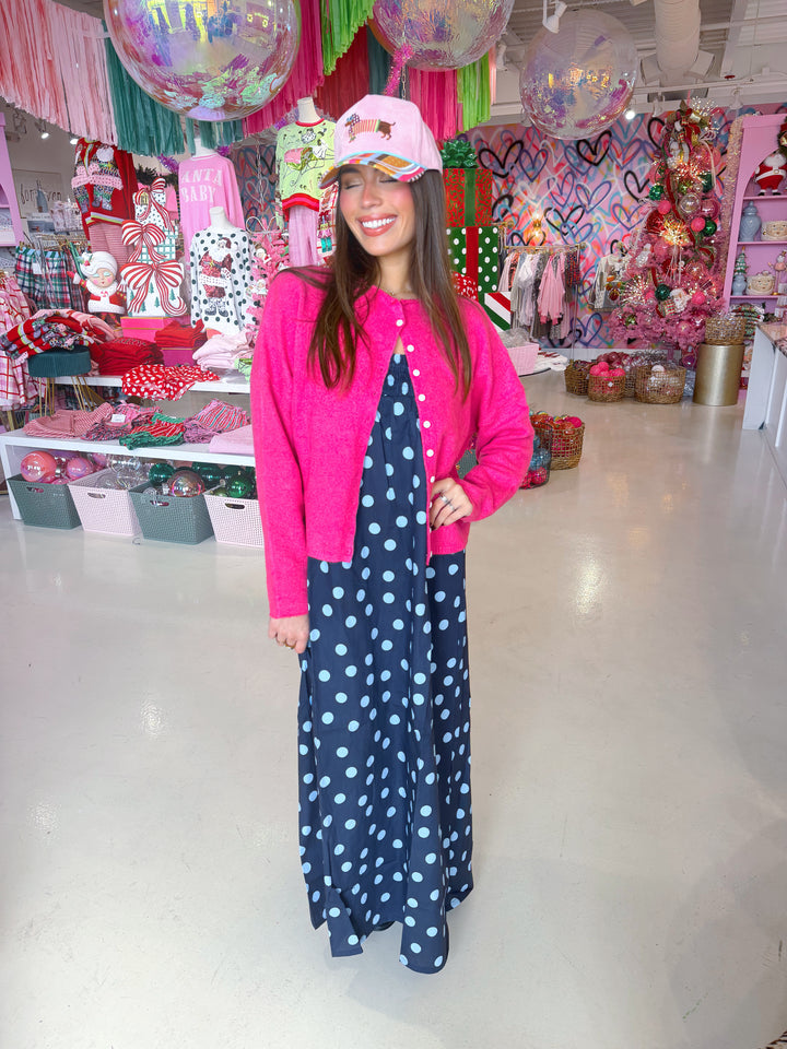 Blakely Light Blue Polkadot Dress