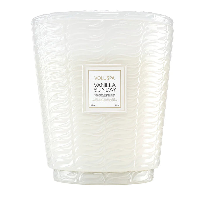 VOLUSPA - VANILLA SUNDAY 5 WICK HEARTH CANDLE