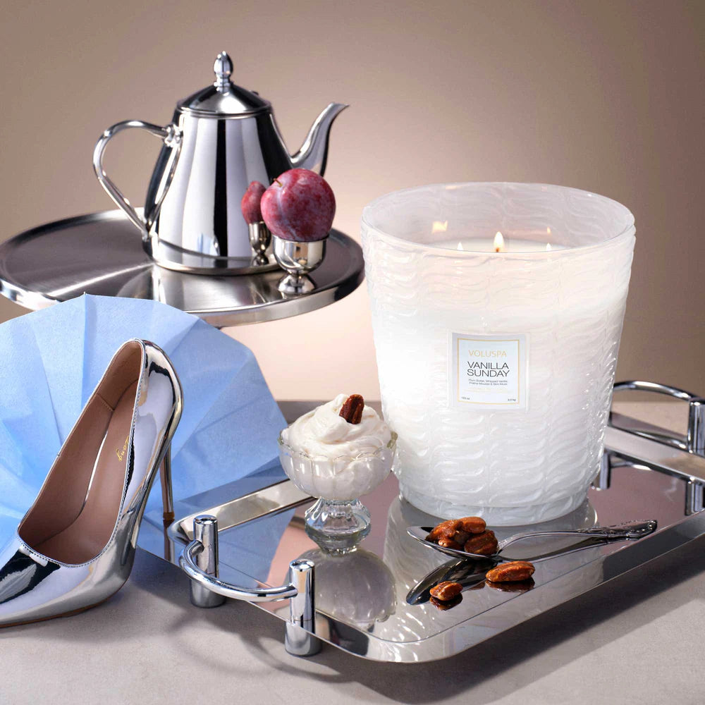 VOLUSPA - VANILLA SUNDAY 5 WICK HEARTH CANDLE
