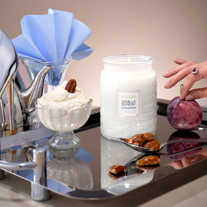 VOLUSPA - VANILLA SUNDAY LARGE JAR CANDLE