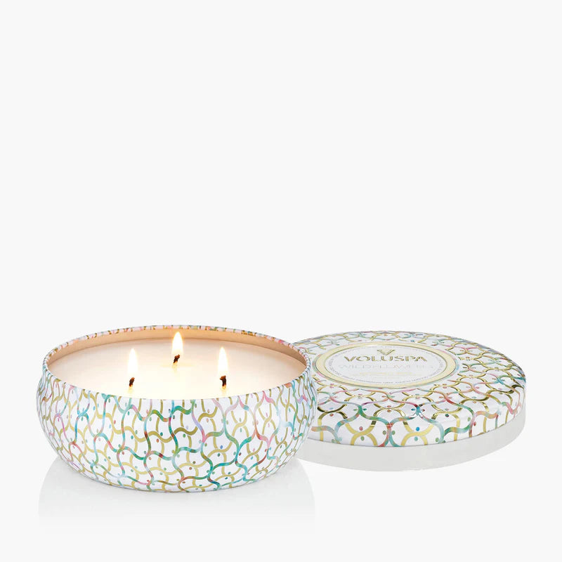 Voluspa Wildflowers 3 Wick Tin