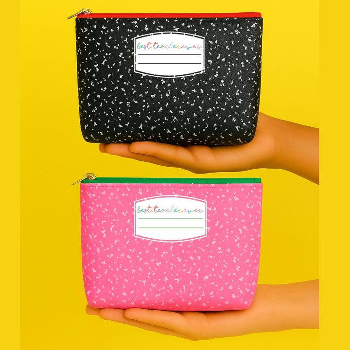 Best Teacher Ever teacher appreciation gift | Leather Pouch