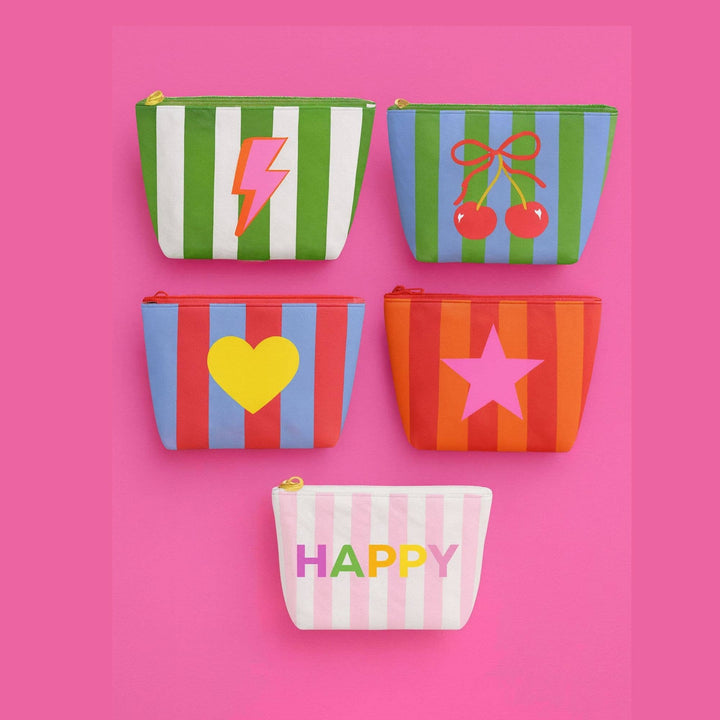 Cute Stripe Tyvek Pouch | Teen and Girl Stocking Stuffer