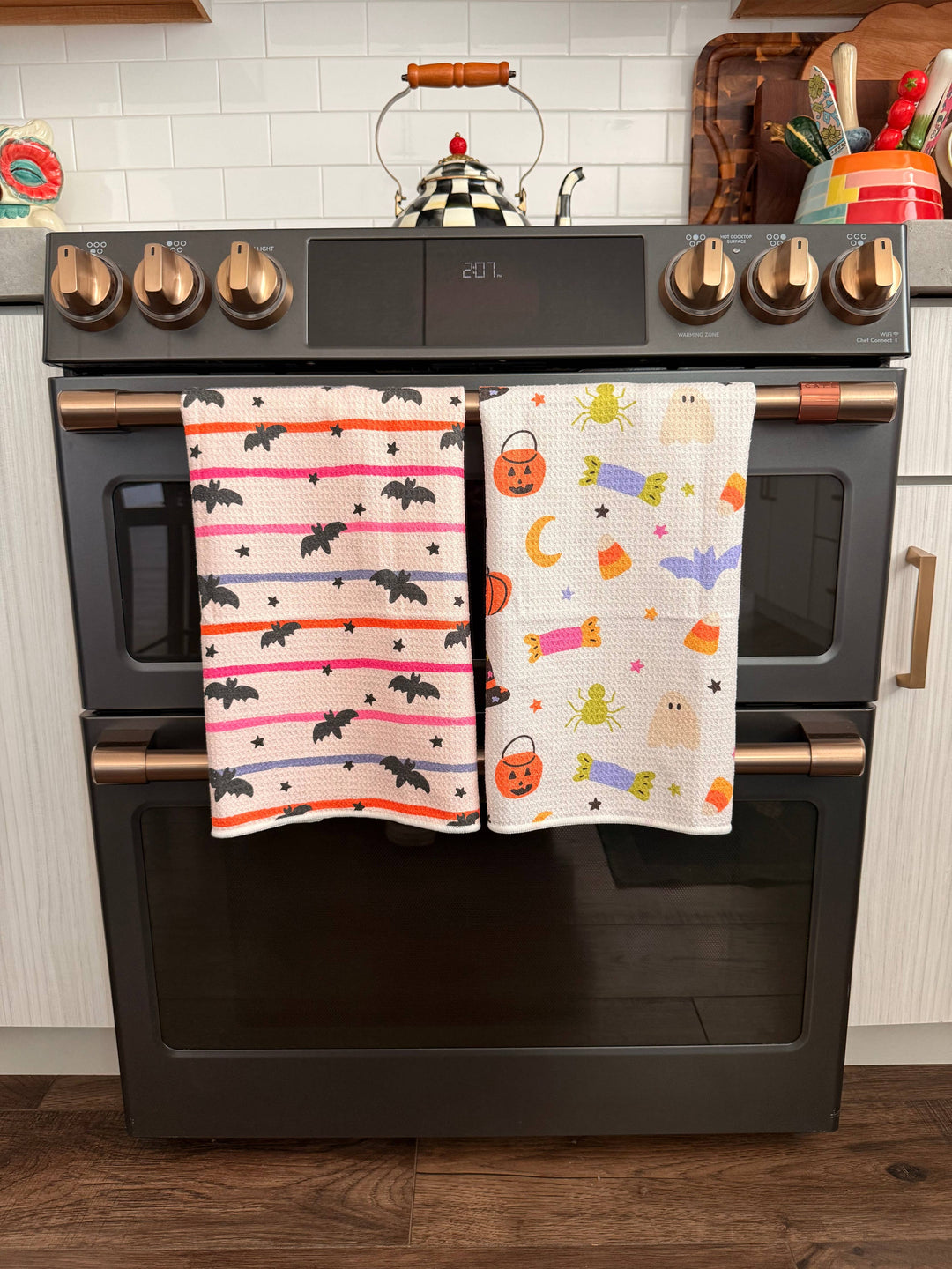 Trick-Or-Treat Scatter: Double-Sided Hand Towel