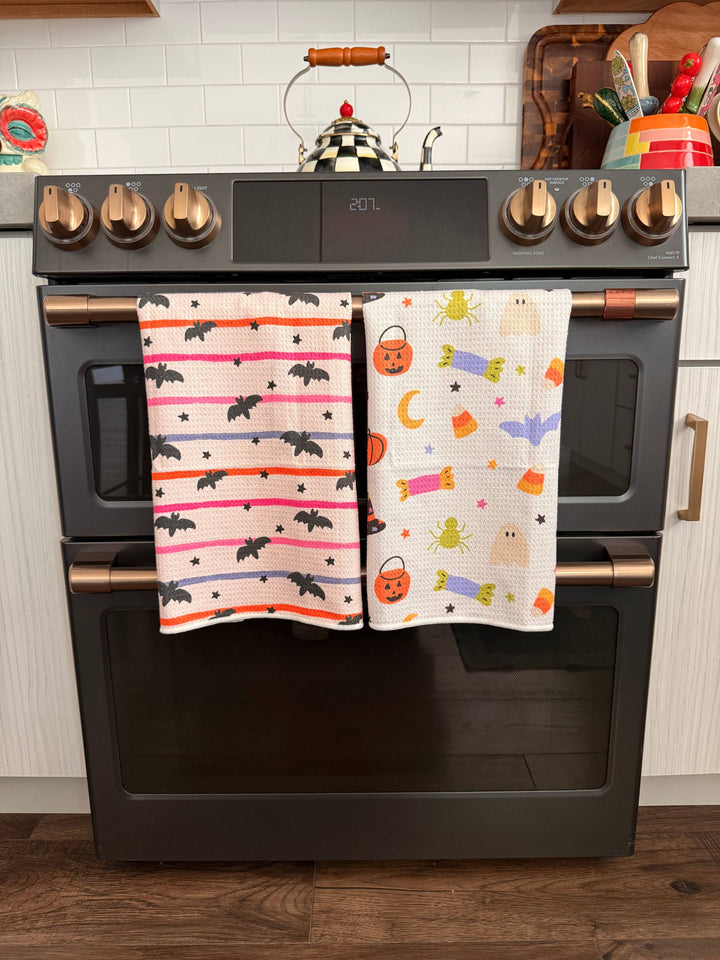 Trick-Or-Treat Scatter: Double-Sided Hand Towel