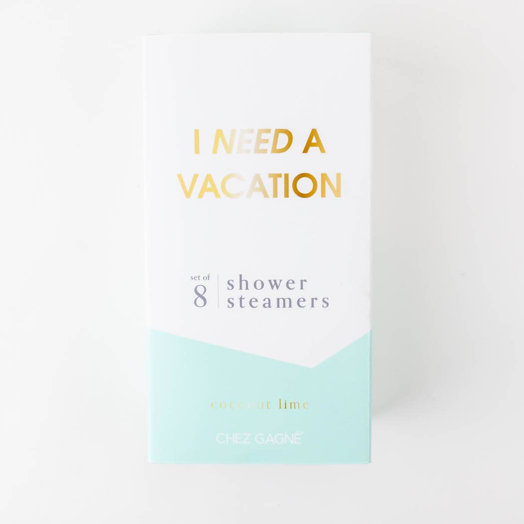 I Need a Vacation Shower Shower Steamers - Coconut Lime