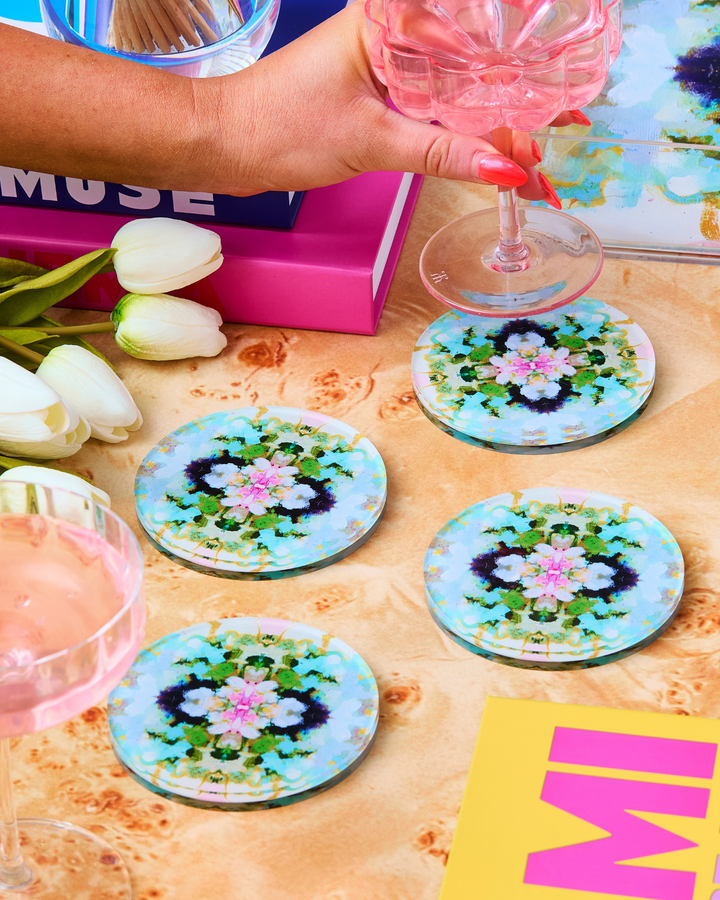 Nantucket Bloom Coaster | Laura Park Designs x Tart