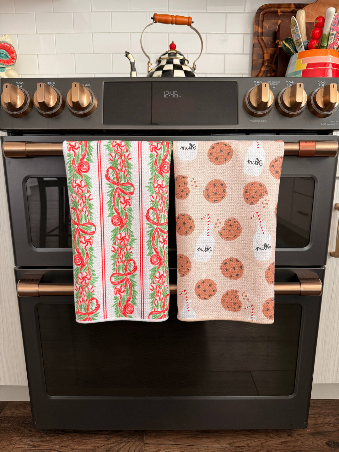 Santa's Supper: Double-Sided Hand Towel