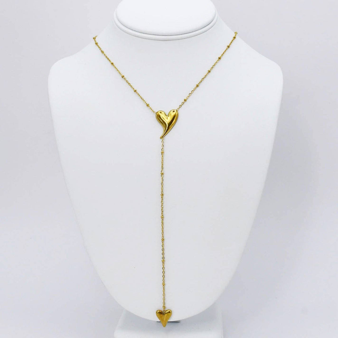 Two of a Kind Gold Necklace