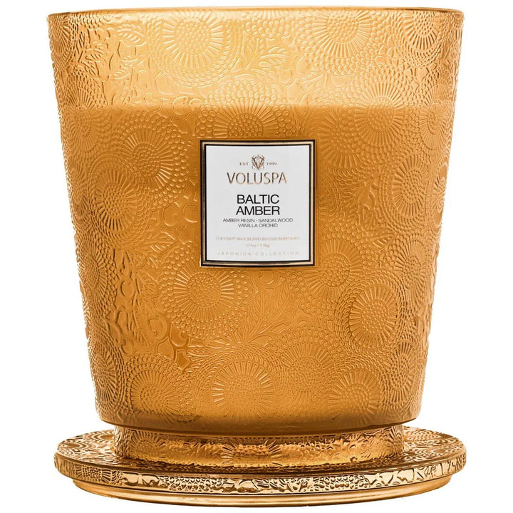 VOLUSPA - BALTIC AMBER 5 WICK HEARTH CANDLE