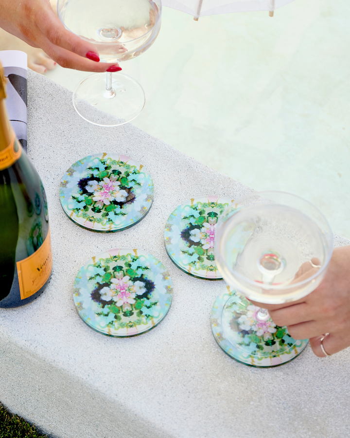 Nantucket Bloom Coaster | Laura Park Designs x Tart