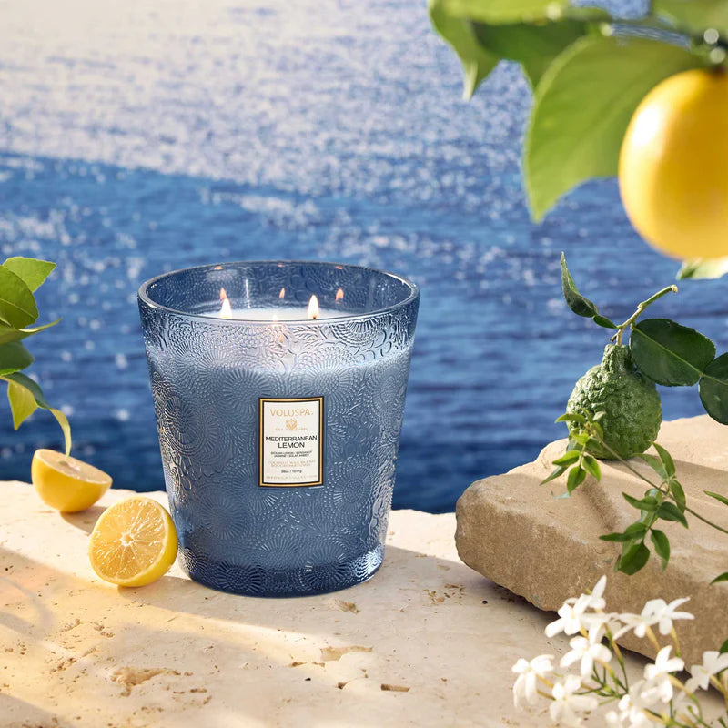 Voluspa Mediterranean Lemon 3 W Hearth