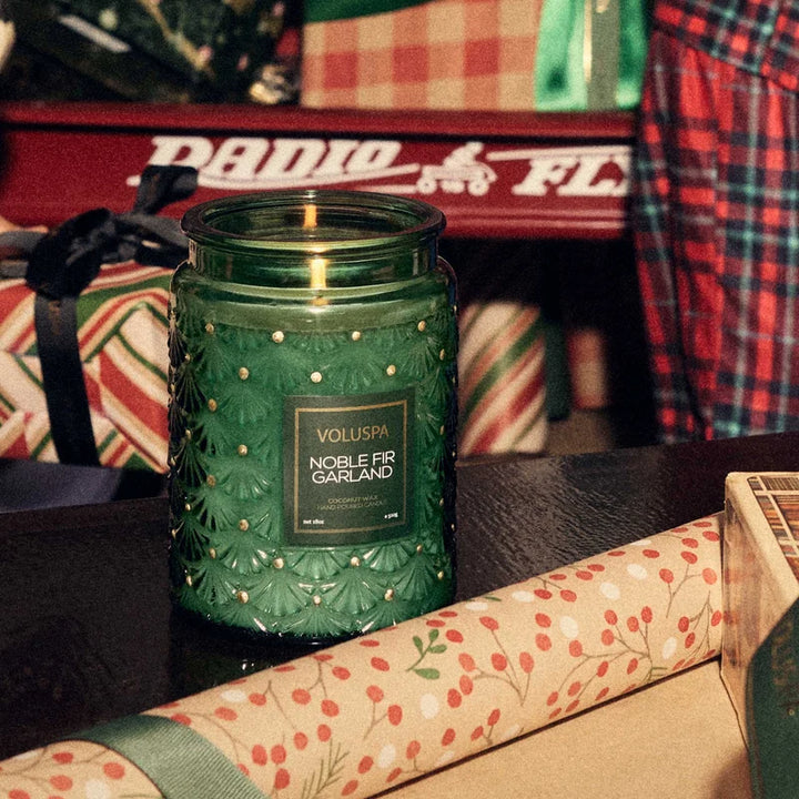 Voluspa Noble Fir Garland Large Jar