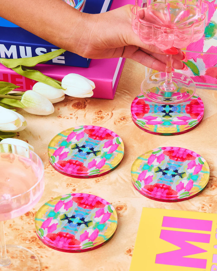 Pink Paradise | Laura Park x Tart Coasters 4 Pack