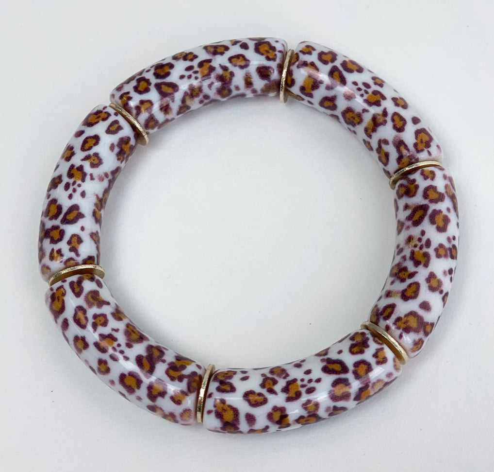 Candy Bracelet- Leopard Print