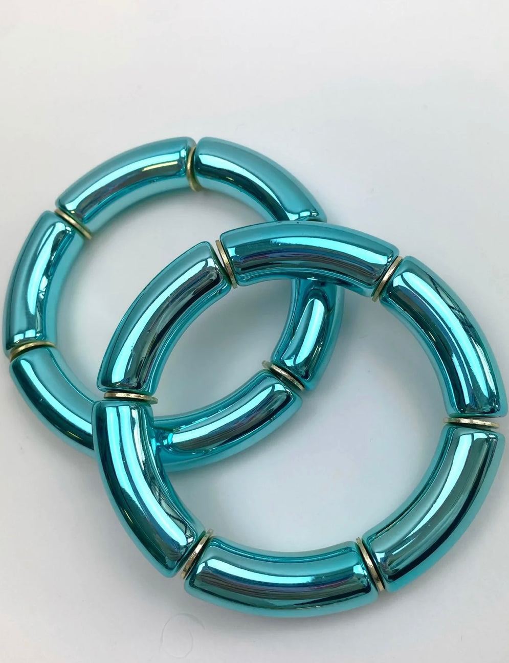 Candy Bracelet- Blue Metallic