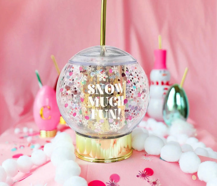 Snow Much Fun Confetti Snowglobe Cup